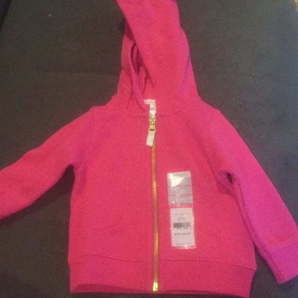 Carters Other - Pink hooded sweatshirt
